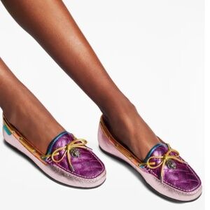 Kurt Geiger Eagle Leather Moccasins - Sz 38